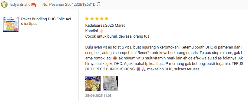 Review Marketplace Official DHC Supplement
